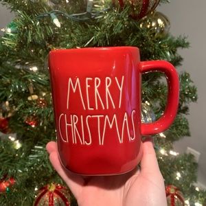 Rae Dunn red MERRY CHRISTMAS Mug